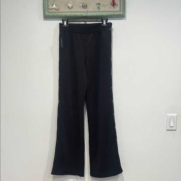 AFRM Black Snap Side Y2K Tear Away Warm Up Track Pants women’s medium - Picture 1 of 6